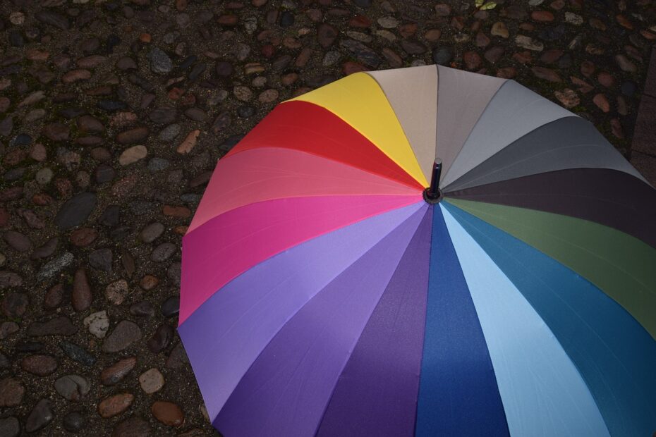 Holding GmbH als Regenschirm